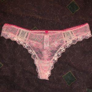 Victoria’s Secret “Dream Angels” Lace Thong